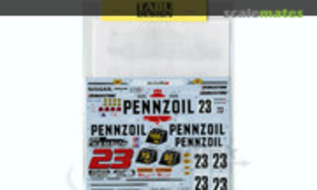 1:24 Nissan Skyline GT-R R33 Penzoil JGTC 1998 Decals (Tabu Design TABU24031) TABU24031