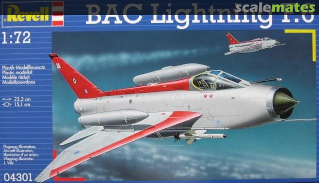Boxart BAC Lightning F.6 04301 Revell