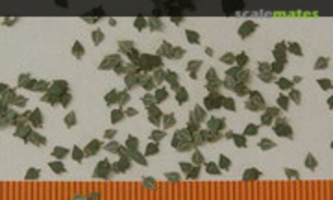 1:48 Birch Leaves - Green (80pcs) (Model Scene L4-004) L4-004