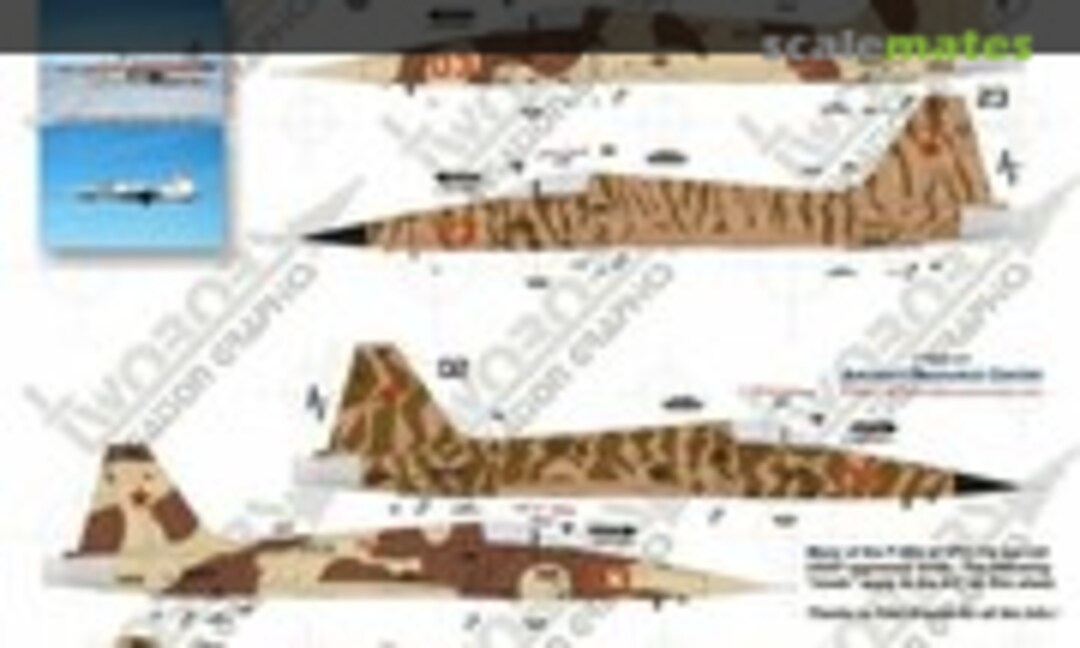 1:72 F-5E Tiger II (TwoBobs Aviation Graphics 72-003) 72-003