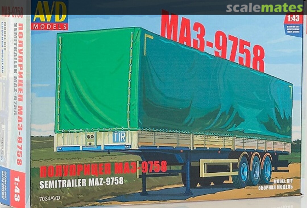 Boxart MAZ-9758 7034 AVD Models Boxart MAZ-9758 7034 AVD Models