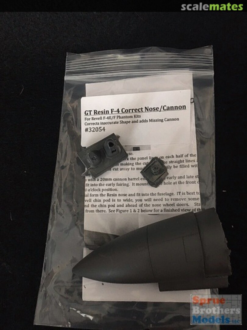 Boxart F-4E F-4F Phantom II Correct Nose/Cannon 32054 GT Resin Boxart F-4E F-4F Phantom II Correct Nose/Cannon 32054 GT Resin