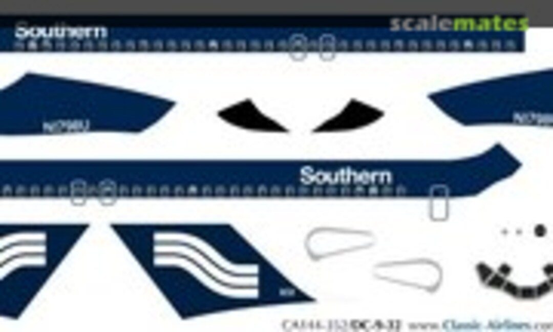 1:144 Southern DC-9-30 (Classic Airlines CA144-352) CA144-352
