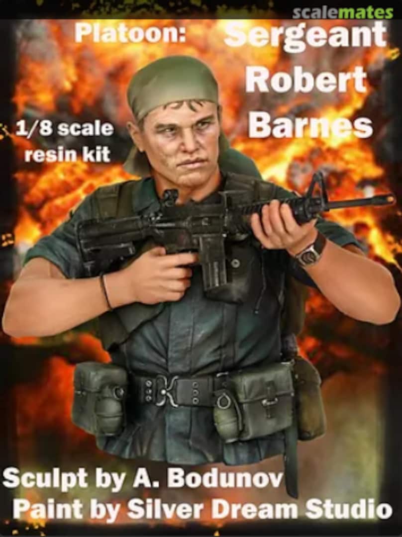 Boxart Platoon: Sergeant Robert Barnes LMBT-049 Legion Miniatures