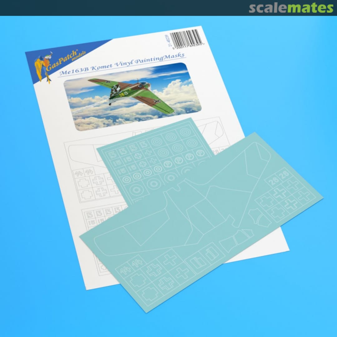 Boxart Me 163B Vinyl Painting Mask 21-48239 GasPatch Models Boxart Me 163B Vinyl Painting Mask 21-48239 GasPatch Models