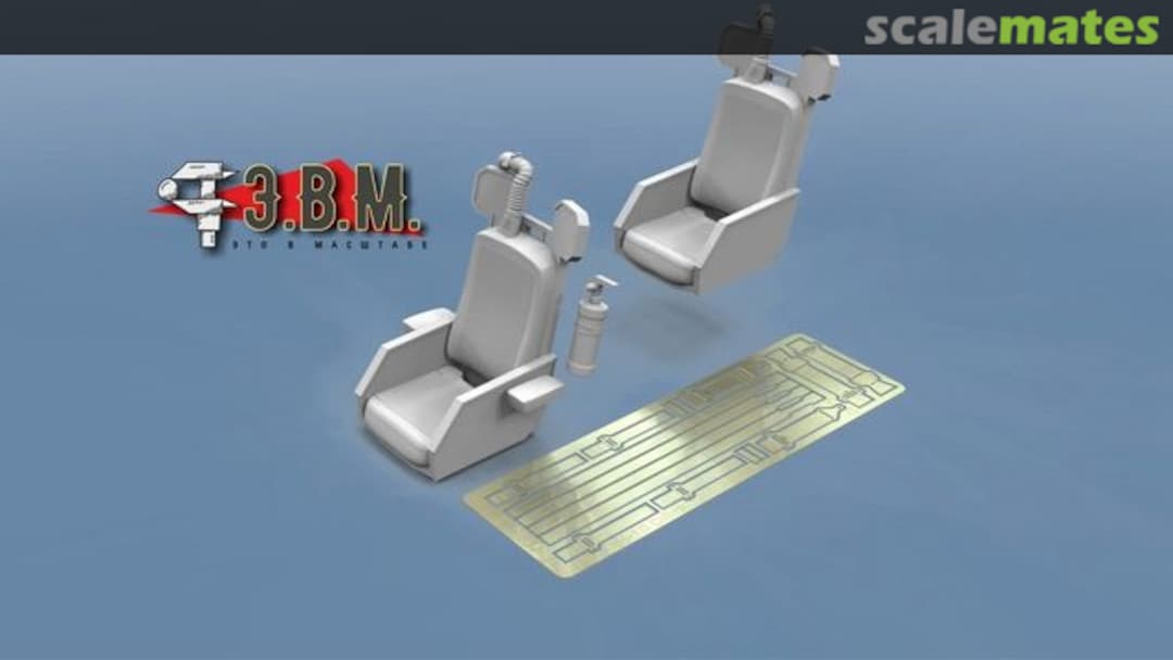 Boxart AH-1G Cobra pilots' seats RS 32002 E.V.M. Boxart AH-1G Cobra pilots' seats RS 32002 E.V.M.