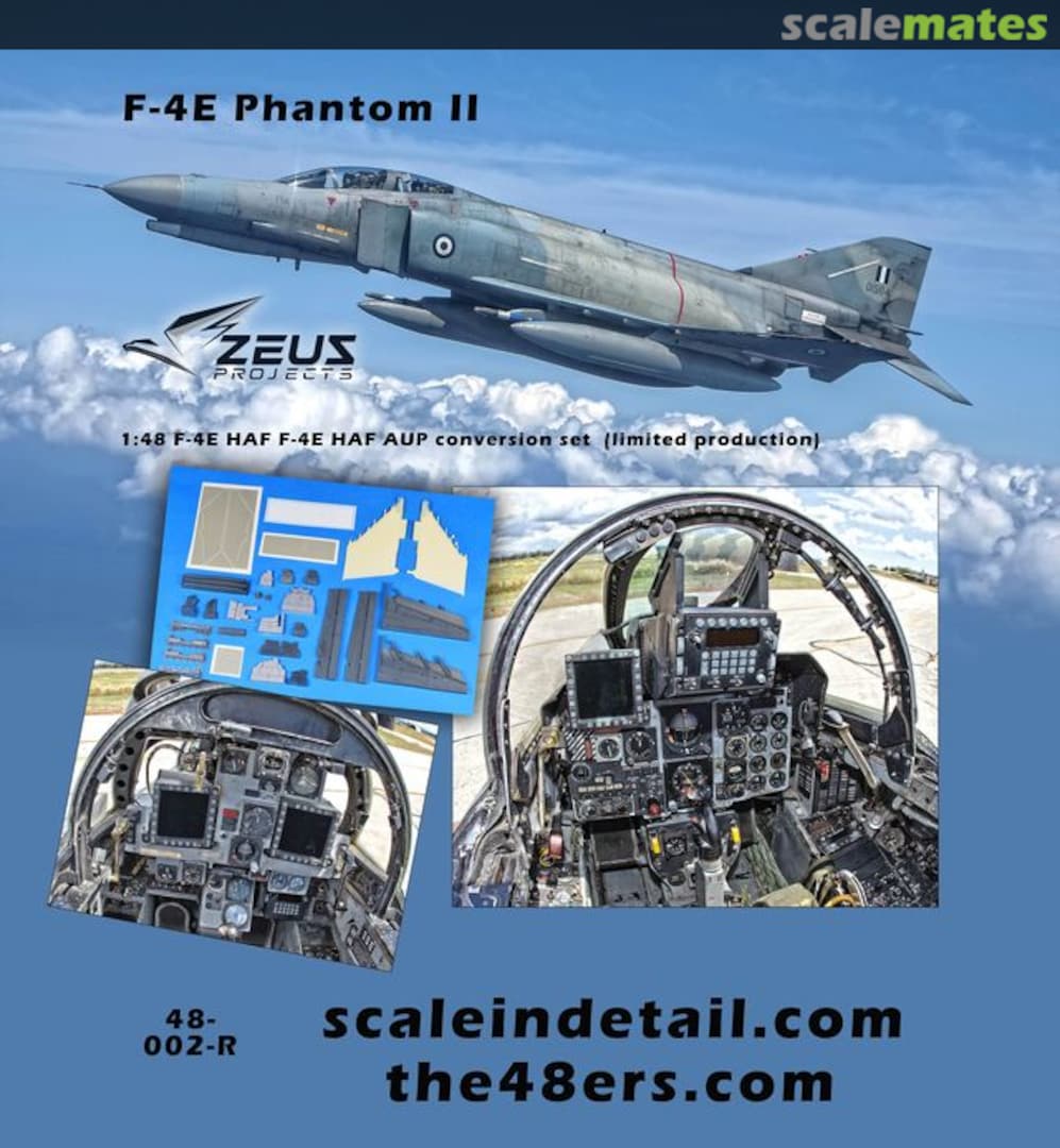 Boxart F-4E HAF AUP conversion set 48-002-R Zeus Projects Boxart F-4E HAF AUP conversion set 48-002-R Zeus Projects