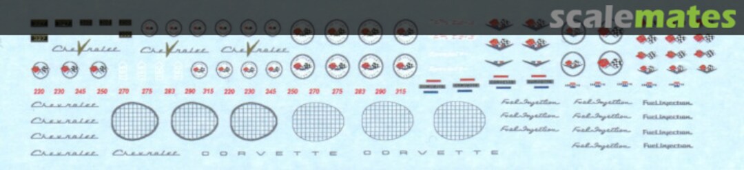 Boxart 53/62 Corvette s and Emblems Keith Marks Decals Boxart 53/62 Corvette s and Emblems Keith Marks Decals