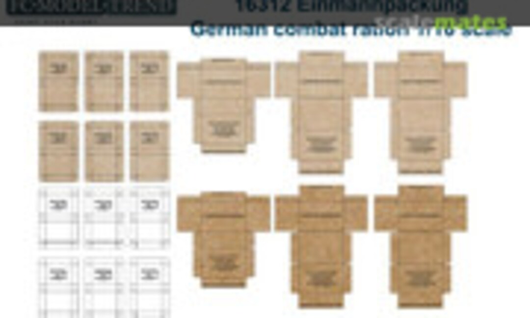 1:16 Modern German army combat ration 1/16 (FC Model Trend 16312) 16312