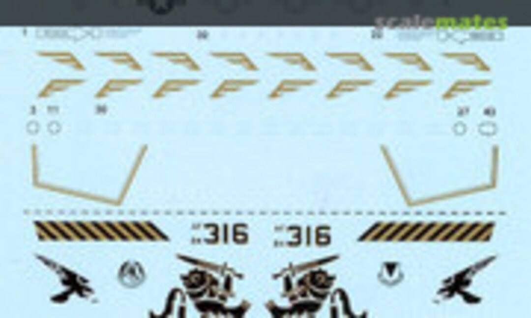 1:48 F-16ADF & C Falcons (Microscale 48-1029) 48-1029