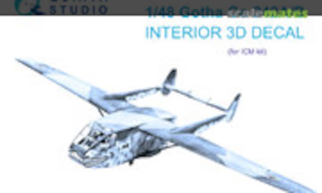 1:48 Gotha Go-242A/B interior 3D decals (Quinta Studio QDS-48407) QDS-48407