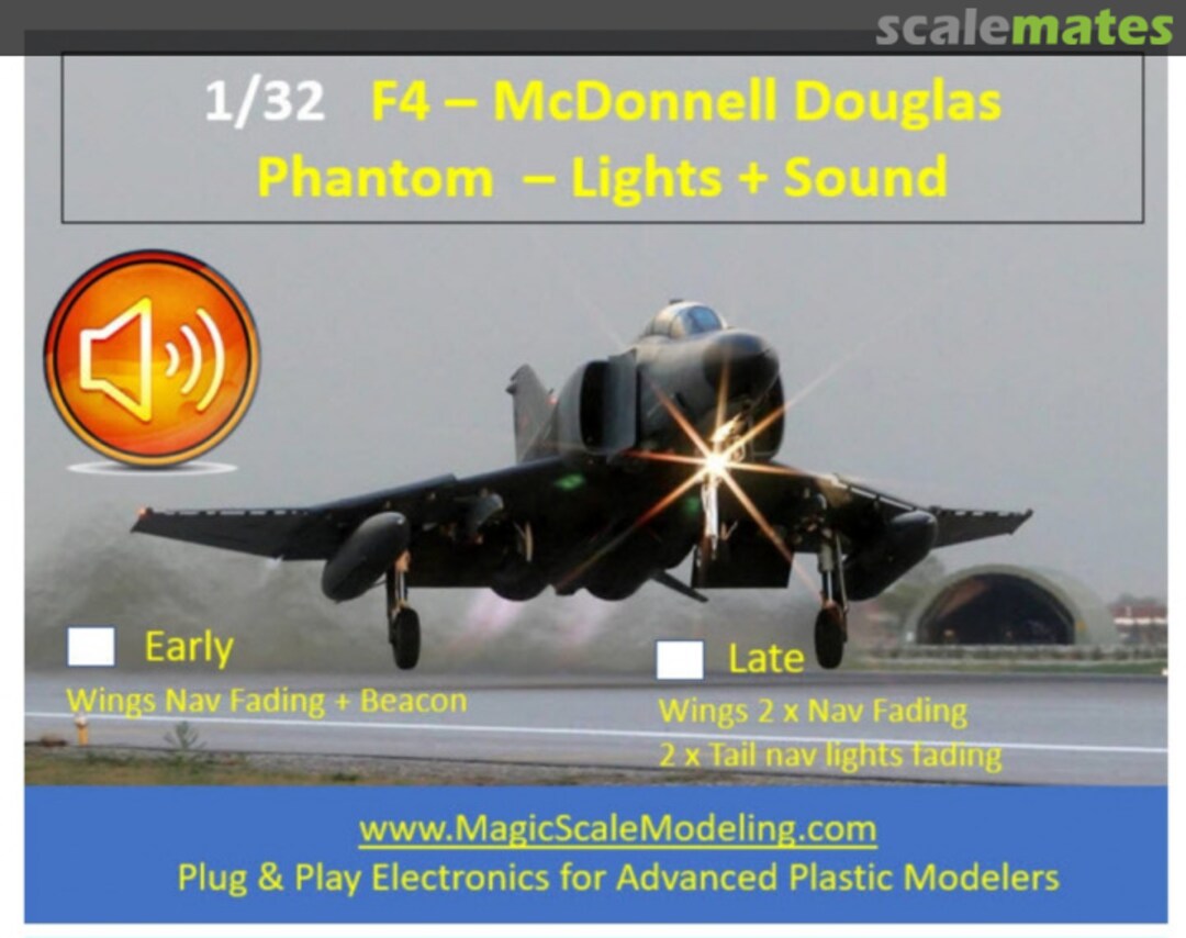 Boxart F4 Phantom - Lights and Sound MSM-038 Magic Scale Modeling Boxart F4 Phantom - Lights and Sound MSM-038 Magic Scale Modeling