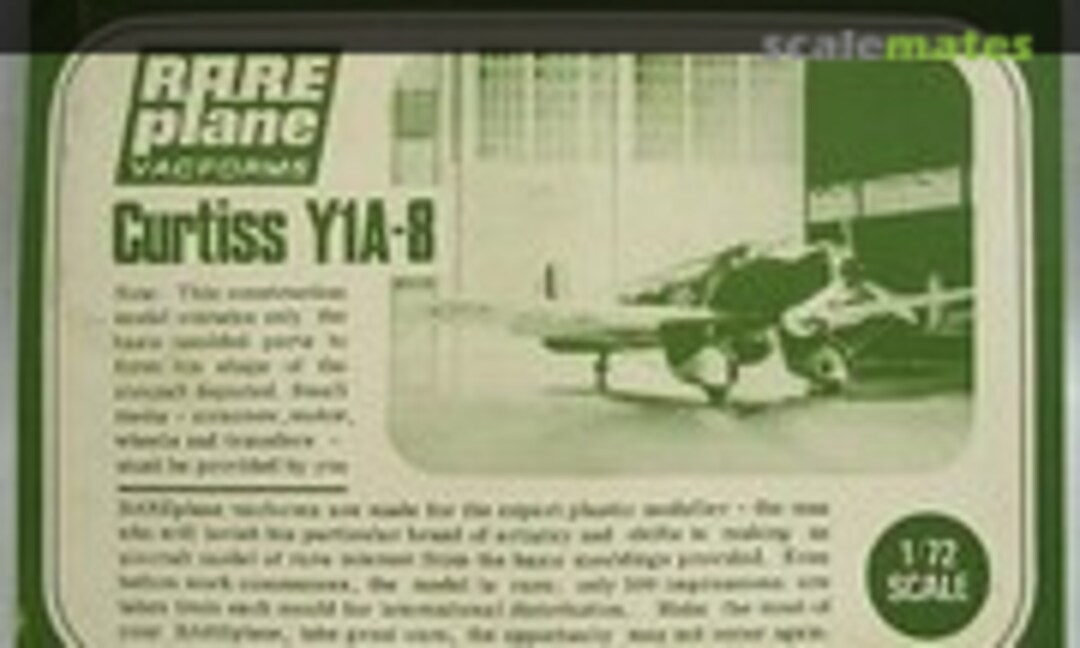 1:72 Curtiss Y1A-8 (RarePlane )