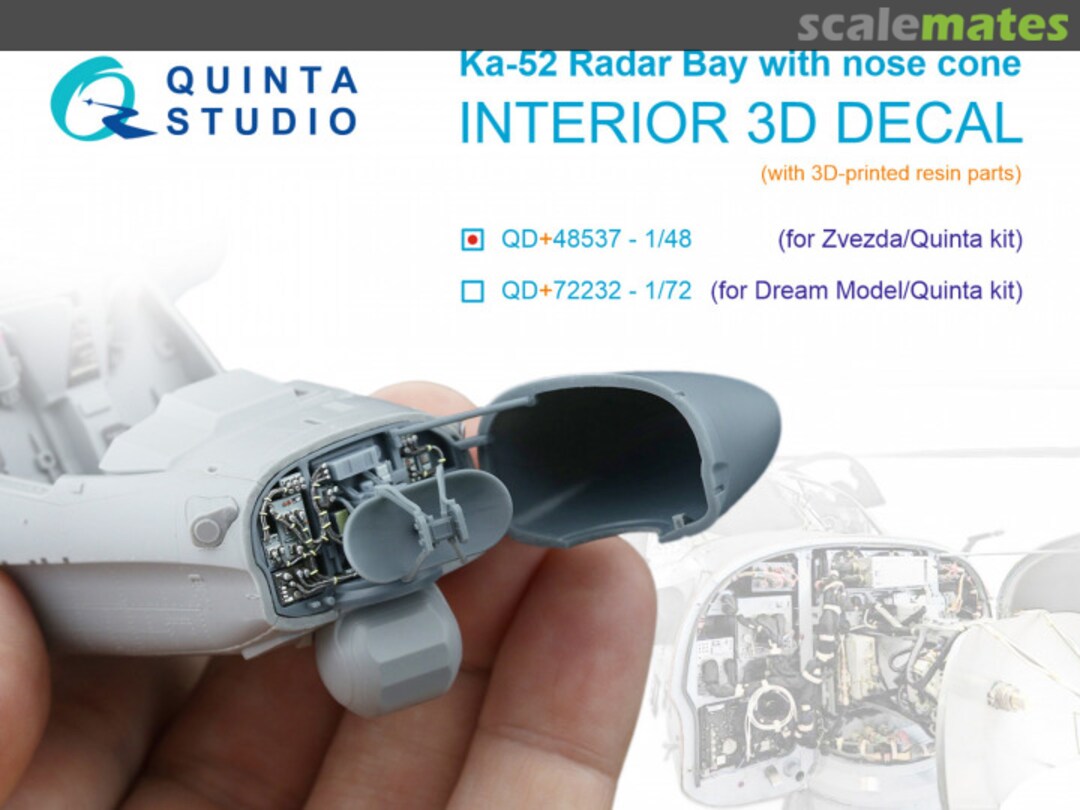 Boxart Ka-52 Radar Bay with Nose Cone QD+48537 Quinta Studio