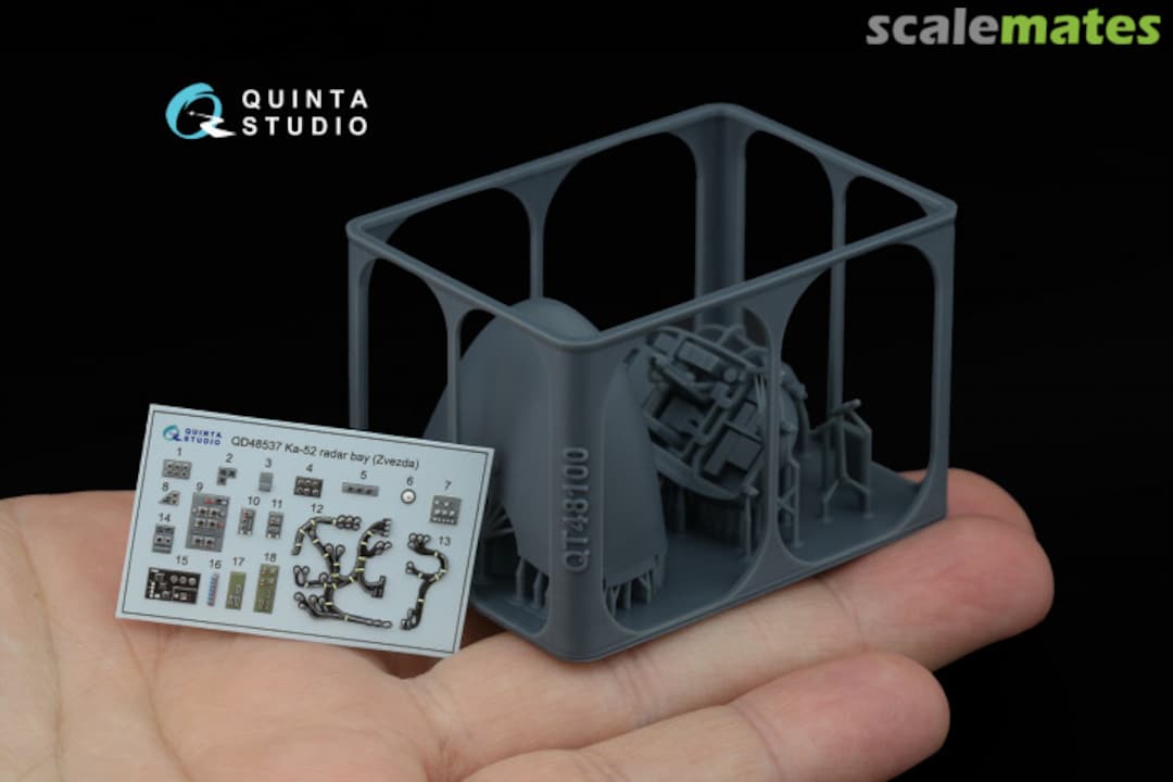 Contents Ka-52 Radar Bay with Nose Cone QD+48537 Quinta Studio