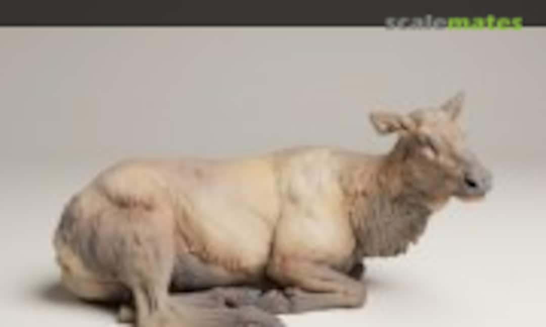 1:72 Rocky Mountain Elk - Female laying (EMP3d 72130632) 72130632