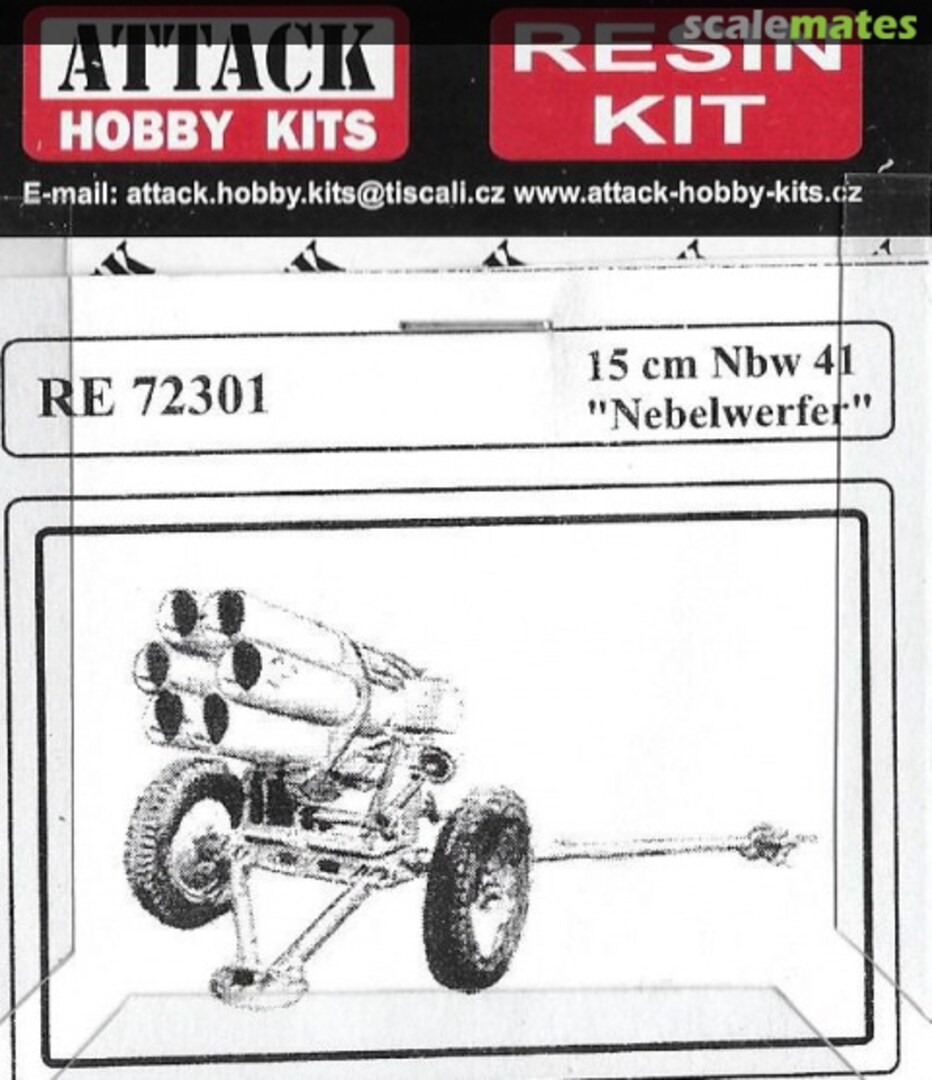 Boxart 15 cm Nbw 41 Nebelwerfer 72301 Attack Hobby Kits Boxart 15 cm Nbw 41 Nebelwerfer 72301 Attack Hobby Kits