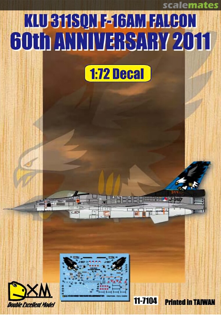 Boxart F-16AM Falcon 11-7104 Double Xcellent Model Boxart F-16AM Falcon 11-7104 Double Xcellent Model