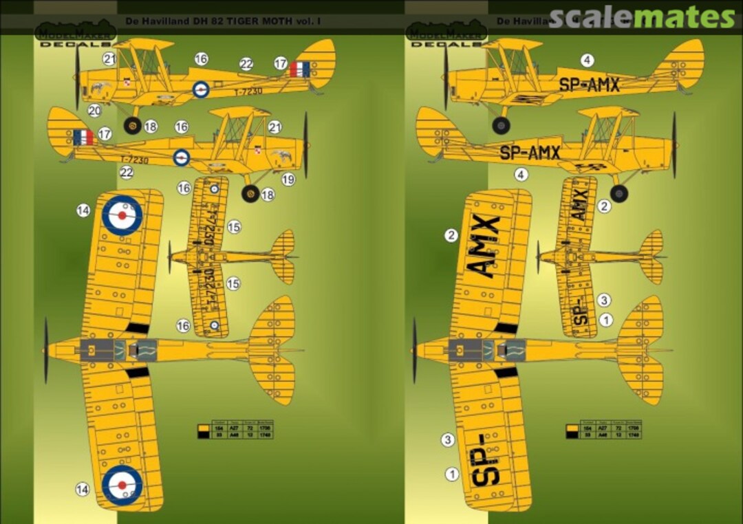 Boxart DH-82 Tiger Moth vol.1 D48033 ModelMaker Boxart DH-82 Tiger Moth vol.1 D48033 ModelMaker