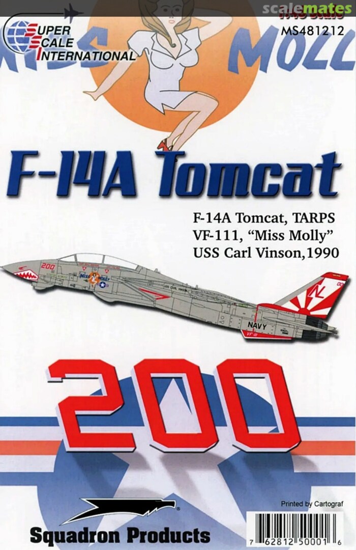 Boxart F-14A Tomcat, TARPS MS481212 SuperScale International