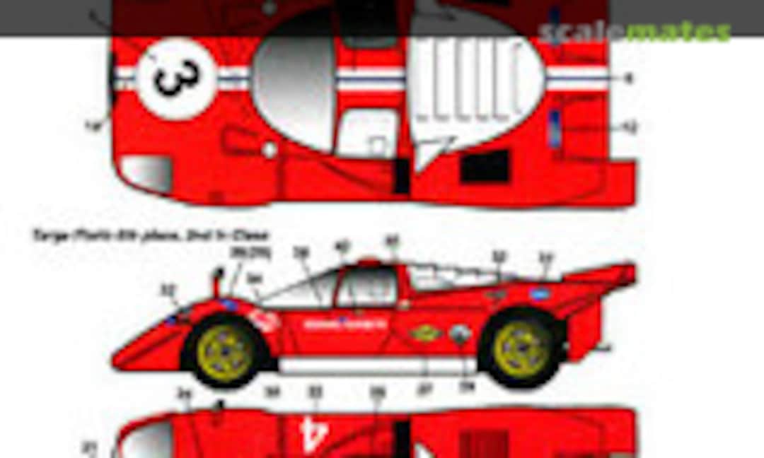 1:24 Ferrari 512S Scuderia Filipinetti #3, 4, 16 1970 (Studio27 ST27-DC1137) ST27-DC1137