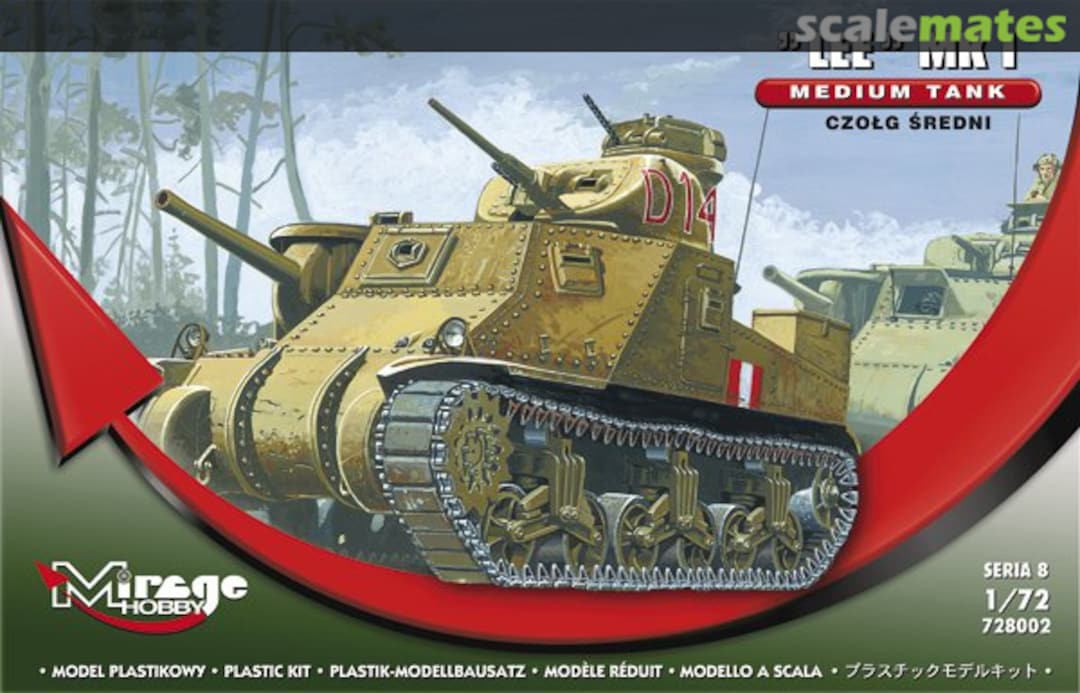 Boxart ‘Lee‘ Mk I 728002 Mirage Hobby Boxart ‘Lee‘ Mk I 728002 Mirage Hobby