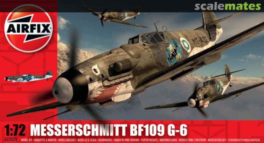 Boxart Messerschmitt Bf109 G-6 A02029 Airfix Boxart Messerschmitt Bf109 G-6 A02029 Airfix