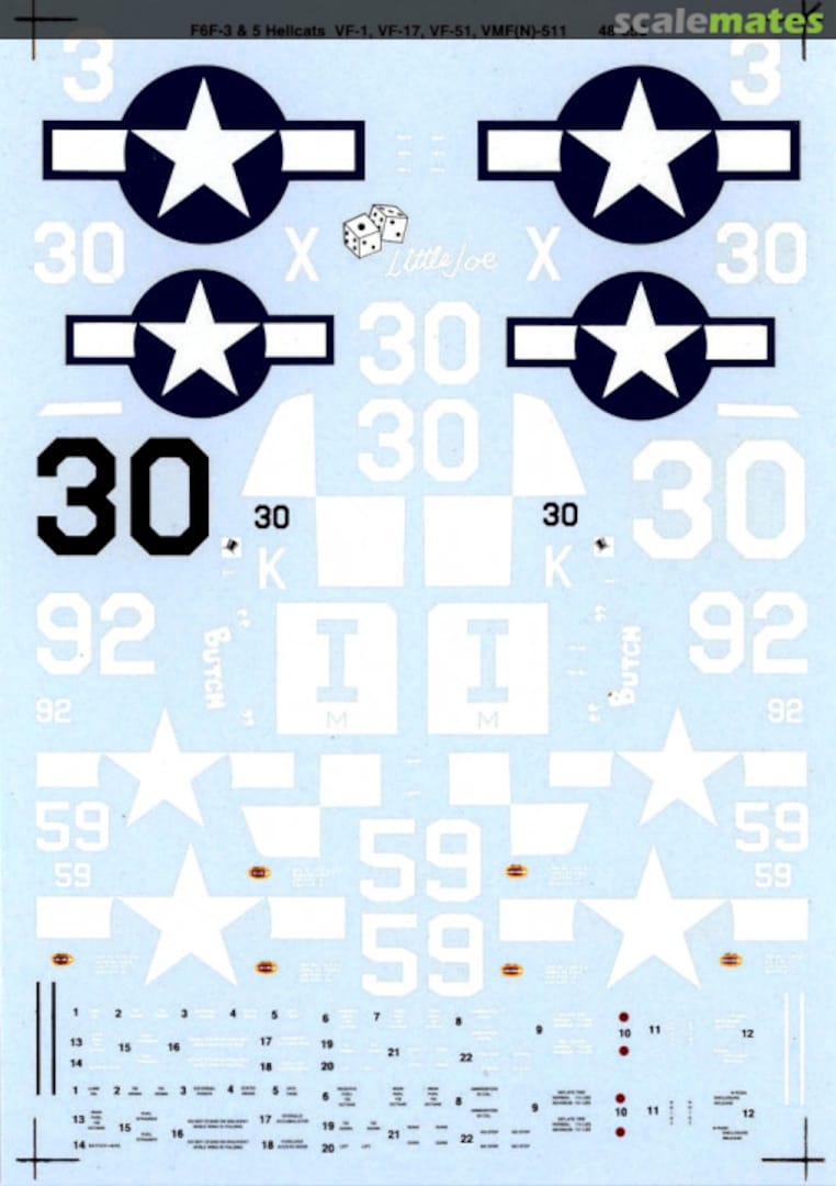 Boxart F6F-3 & 5 Hellcats 48-558 SuperScale International Boxart F6F-3 & 5 Hellcats 48-558 SuperScale International