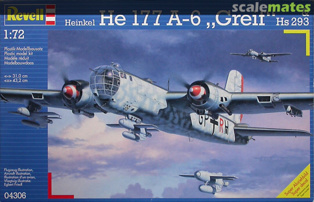 Boxart Heinkel He 177 A-6 "Greif" & Hs 293 04306 Revell