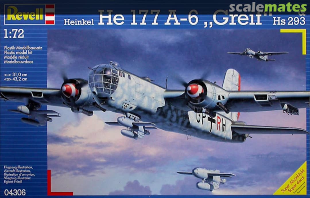 Boxart Heinkel He 177 A-6 "Greif" & Hs 293 04306 Revell