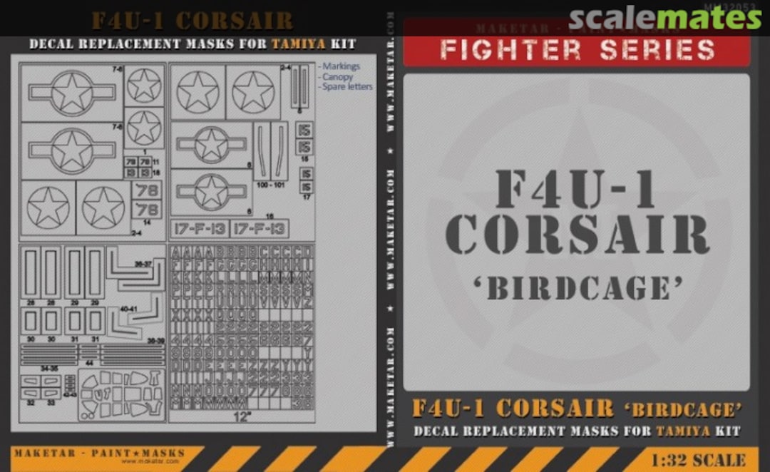 Boxart F4U-1 Corsair "Birdcage" MM32053K Maketar Boxart F4U-1 Corsair "Birdcage" MM32053K Maketar