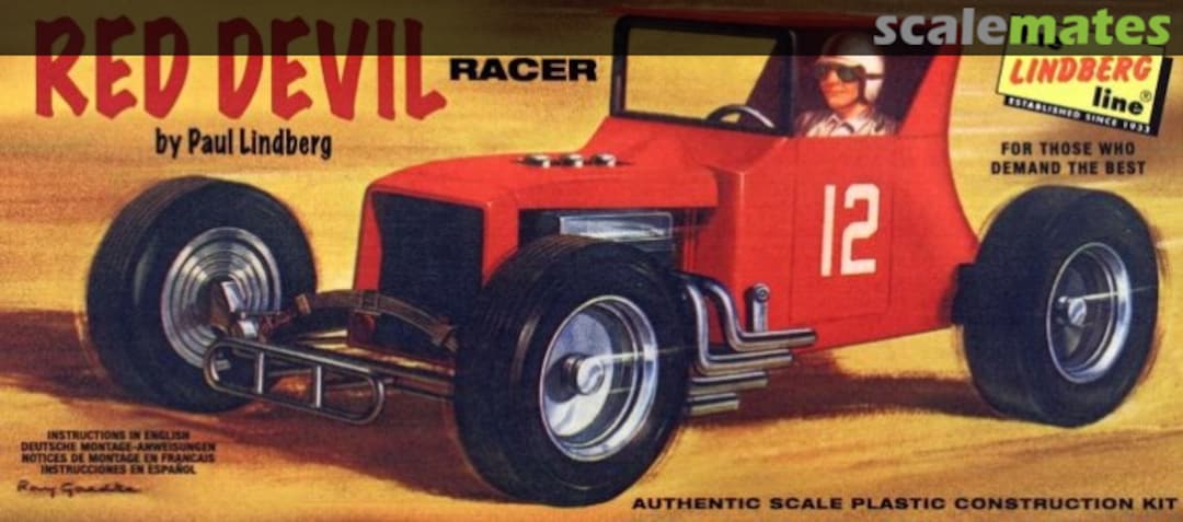 Boxart Red Devil Racer 618-69 Lindberg Boxart Red Devil Racer 618-69 Lindberg