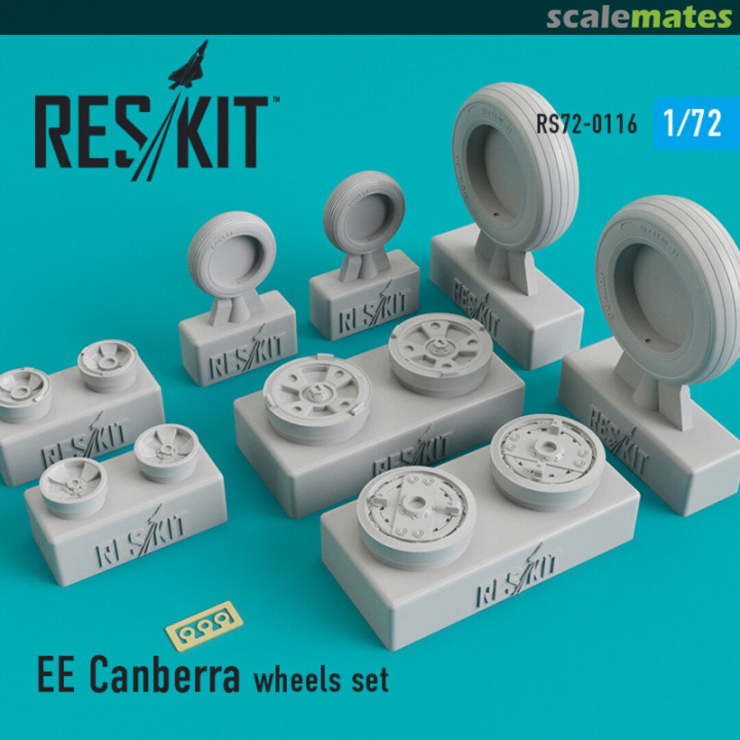 Contents Canberra - Wheels Set RS72-0116 ResKit Contents Canberra - Wheels Set RS72-0116 ResKit