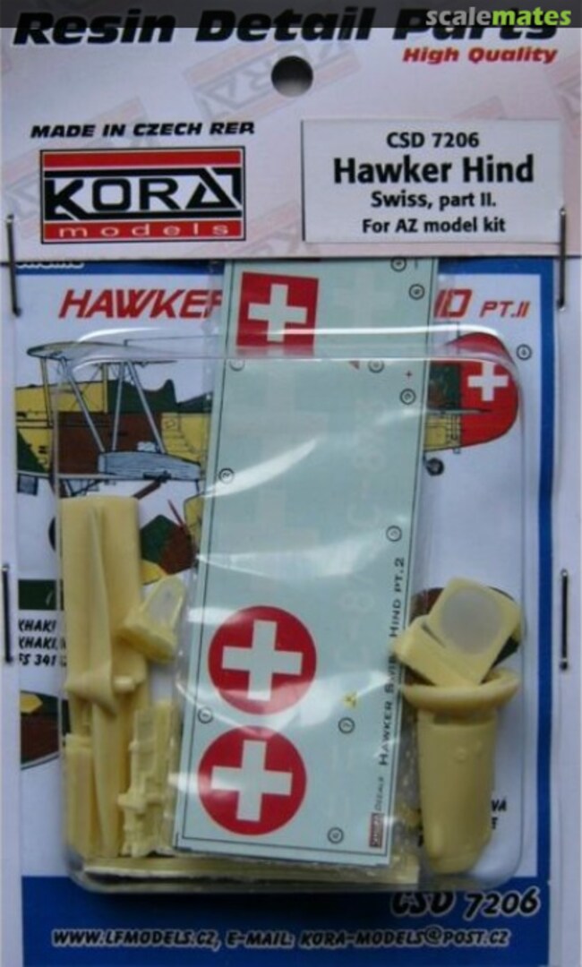Boxart Hawker Swiss Hind CSD 7206 Kora Models Boxart Hawker Swiss Hind CSD 7206 Kora Models