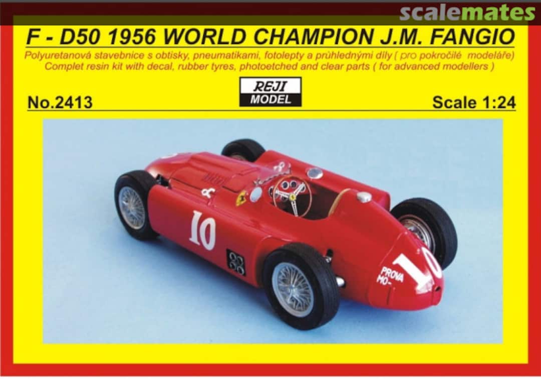 Boxart Ferrari D50 2413 REJI Model Boxart Ferrari D50 2413 REJI Model