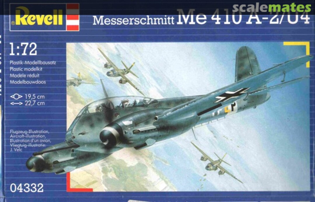 Boxart Messerschmitt Me 410 A-2/U4 04332 Revell Boxart Messerschmitt Me 410 A-2/U4 04332 Revell