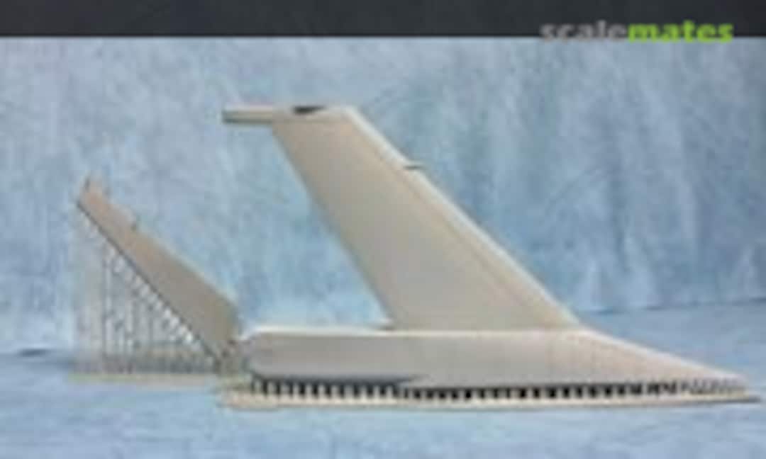 1:48 F-16A/B Fighting Falcon - Tail Section (3D-Chute Expert 48F16tail)