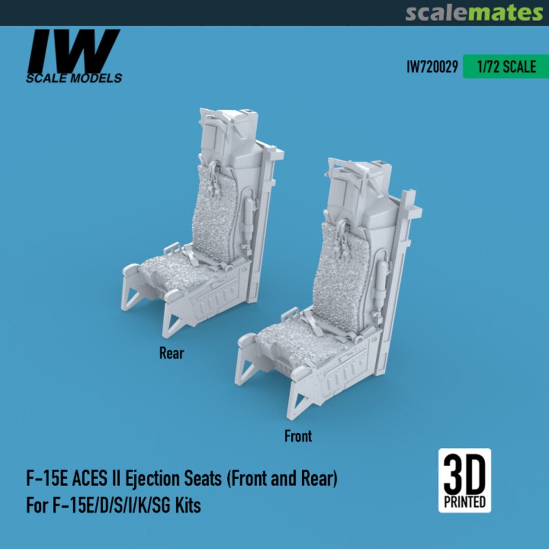 Boxart F-15E ACES II Ejection Seat IW720029 IW Scale Models Boxart F-15E ACES II Ejection Seat IW720029 IW Scale Models