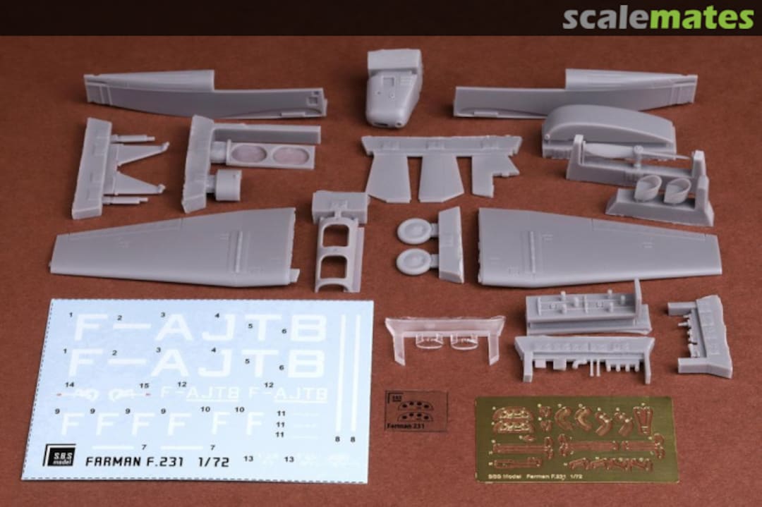 Contents Farman F.231 SBS-703X SBS Model Contents Farman F.231 SBS-703X SBS Model