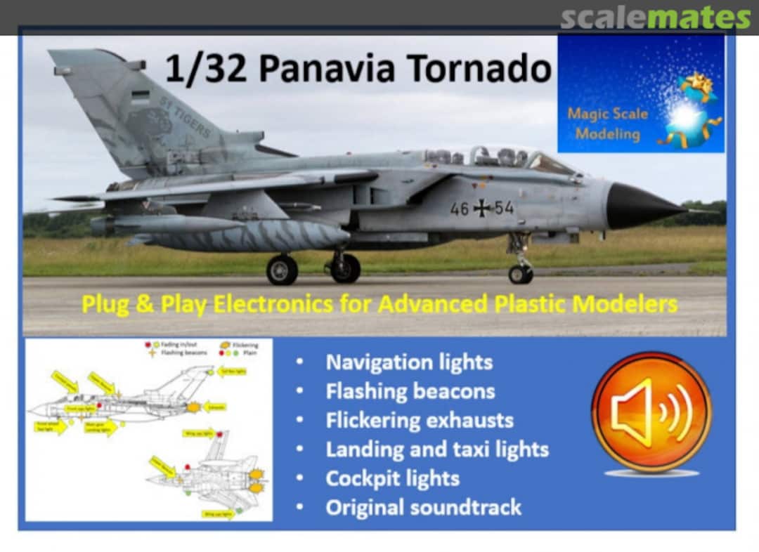Boxart Panavia Tornado - Lights and Sound MSM-039 Magic Scale Modeling