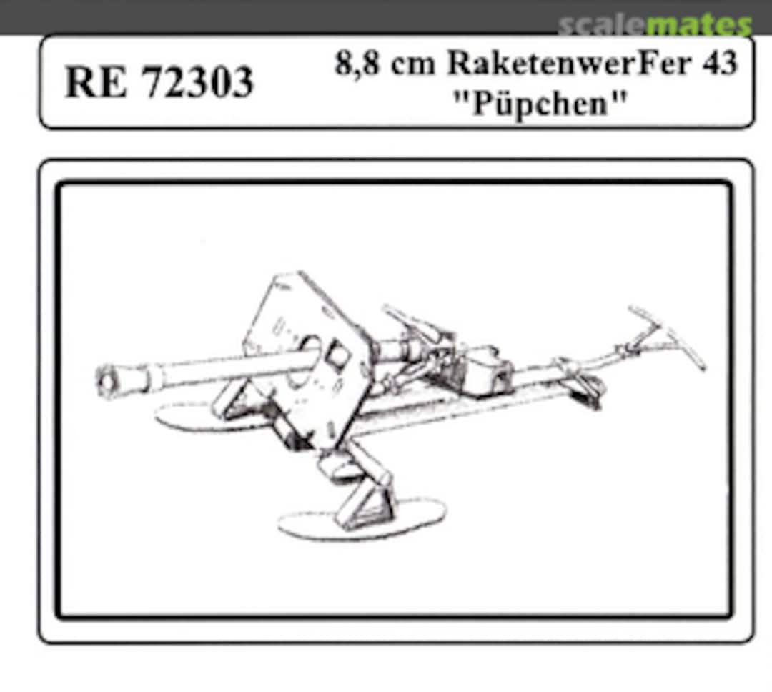 Boxart 8,8 cm Raketenwerfer 43 Püppchen 72303 Attack Hobby Kits