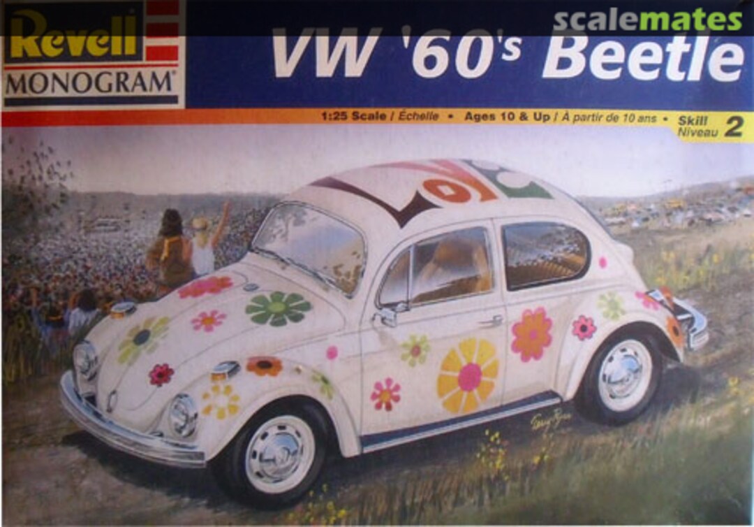 Boxart VW '60s Beetle 85-7143 Revell Monogram Boxart VW '60s Beetle 85-7143 Revell Monogram