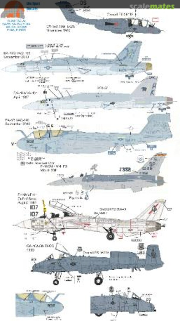 Boxart TAC Air 72-048 Wolfpak Decals Boxart TAC Air 72-048 Wolfpak Decals