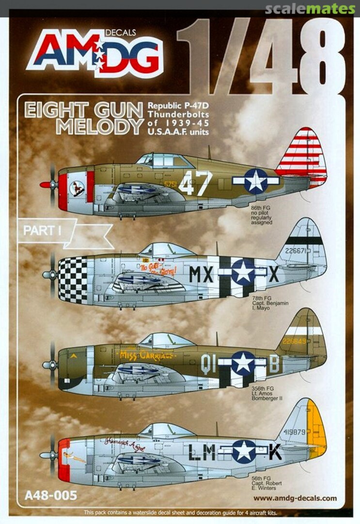 Boxart Eight Gun Melody Part I A48-005 AMDG Decals Boxart Eight Gun Melody Part I A48-005 AMDG Decals