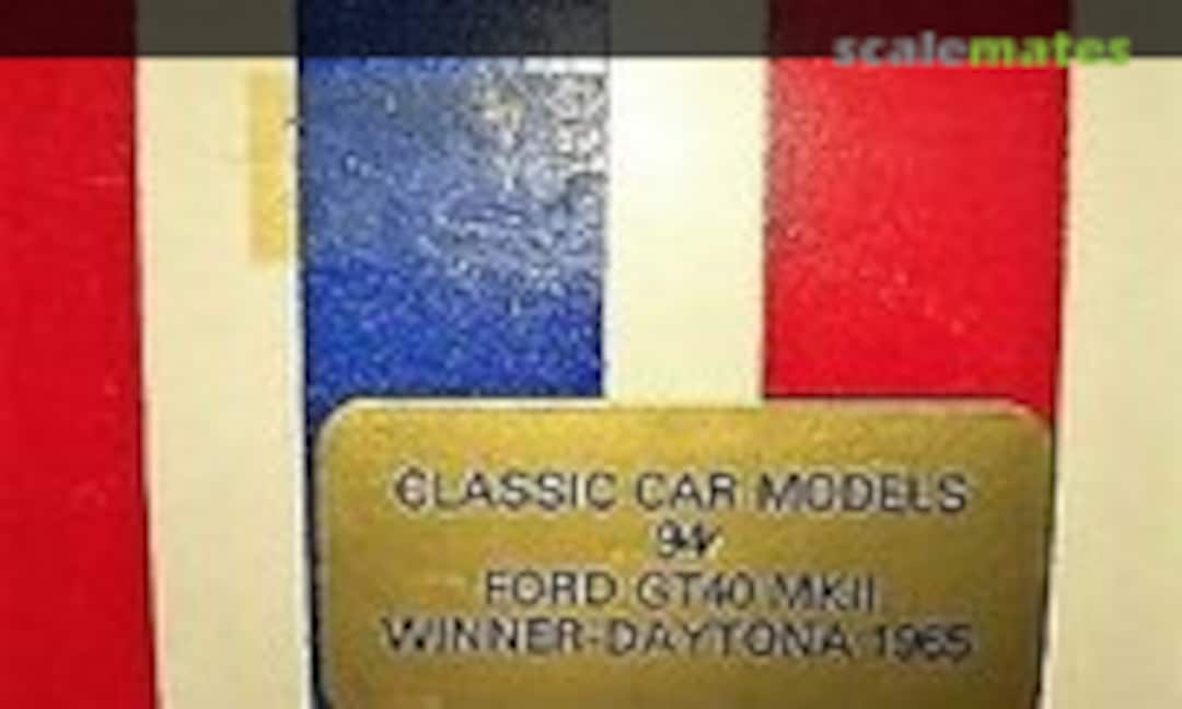 Ford GT40 #GT/103 (Grand Prix Models GPM094)