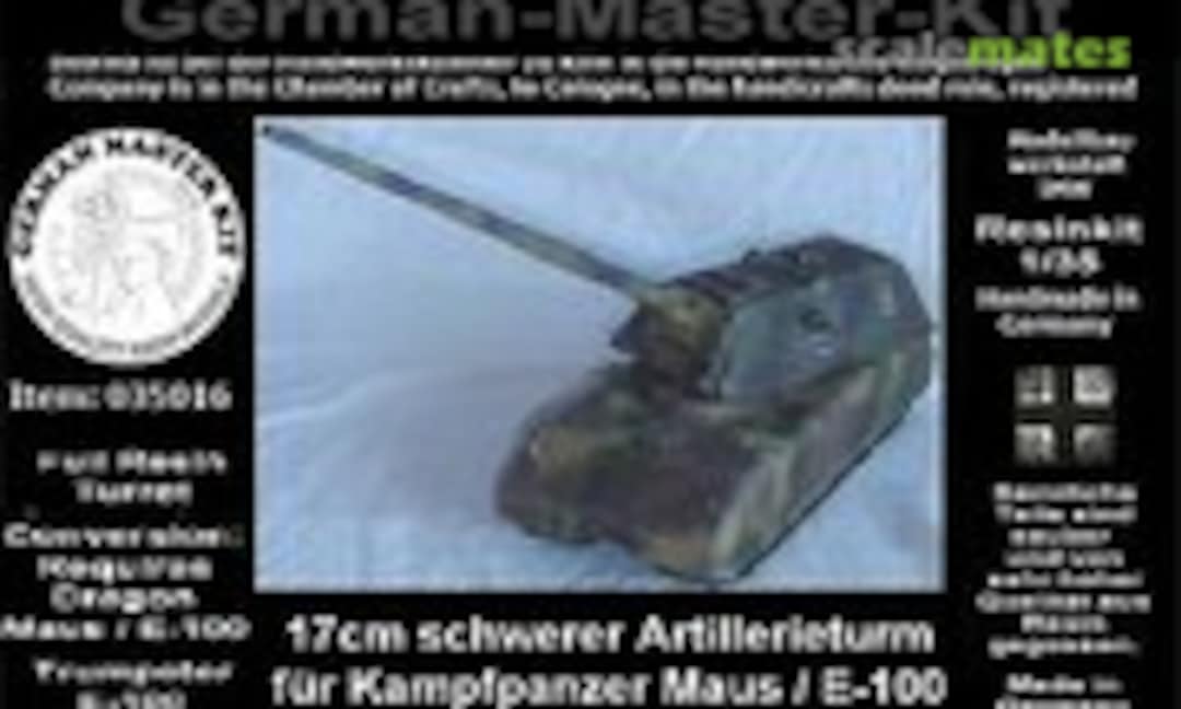 1:35 17cm schwerer Artillerieturm (German Master Kit 035016) 035016
