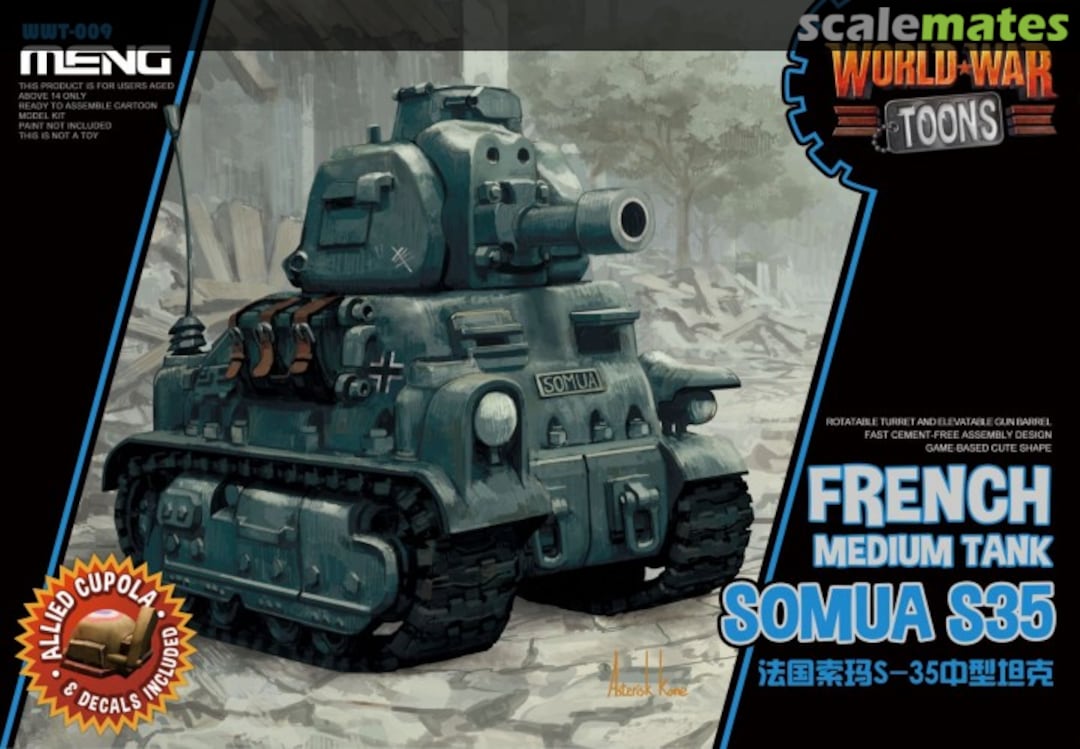 Boxart SOMUA S35 WWT-009 Meng Model Boxart SOMUA S35 WWT-009 Meng Model