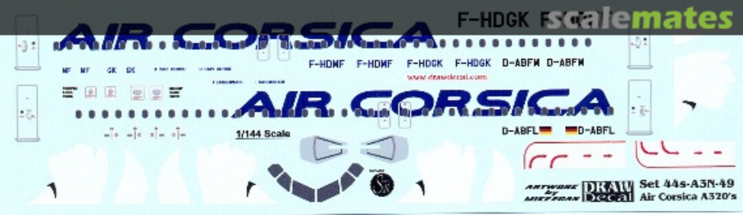 Boxart Airbus A320-214 44-A3N-49 Draw Decal Boxart Airbus A320-214 44-A3N-49 Draw Decal