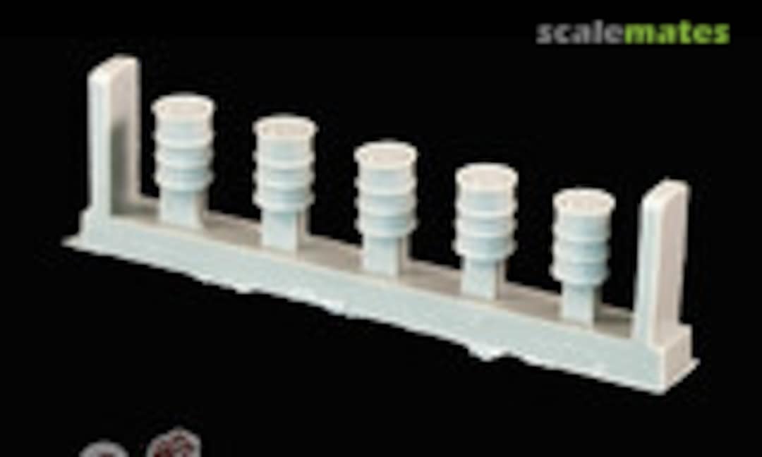 1:144 Fuel/Oil barrels (Heroes Models HM-R14404) HM-R14404