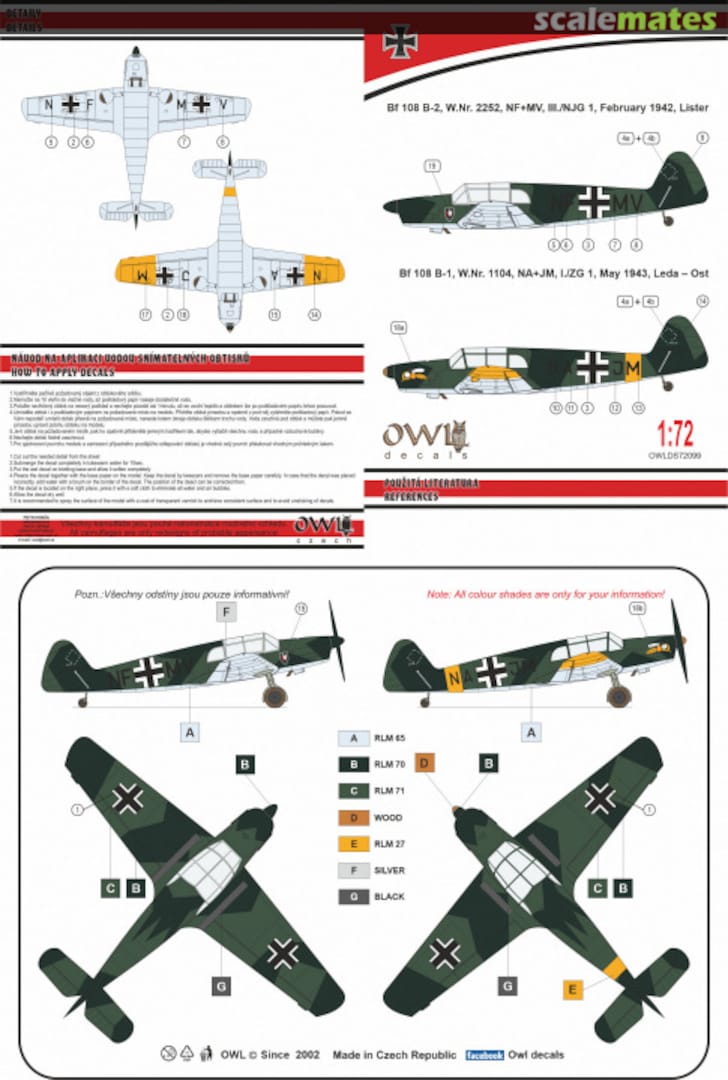 Boxart Bf 108 B Taifun OWLDS72099 OWL Boxart Bf 108 B Taifun OWLDS72099 OWL